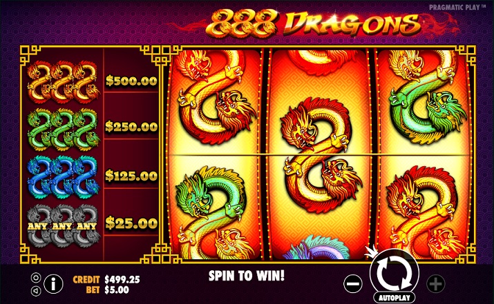 888 Dragons HappyLuke online casino slot game review