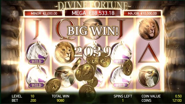 Top 3 slot game không thể bỏ qua tại HappyLuke - Divine Fortune