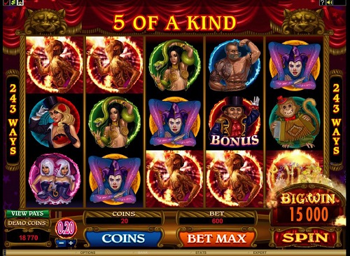 The Twisted Circus slot game HappyLuke đánh bài online chơi trò chơi