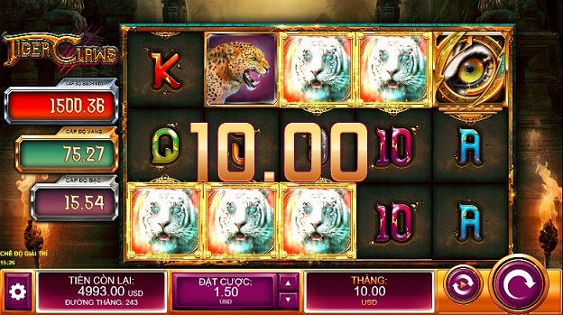 Tiger Claws slot game tại HappyLuke casino online đánh bài trực tuyến